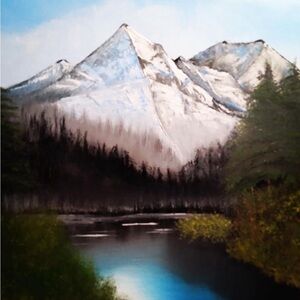 Mountain Landscape Canvas Art